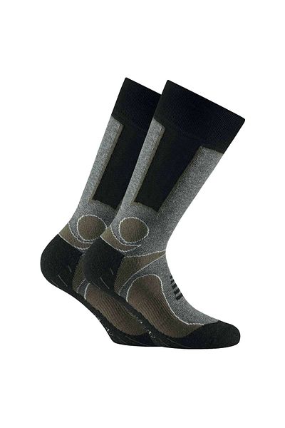 Rohner Unisex Trekkingsocken, 2er Pack - Basic Outdoorsocken, Sportsocken