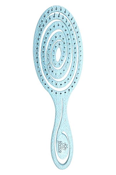 Jovica Овална органична гъвкава четка за масаж на скалпа на главата Несвиваща...