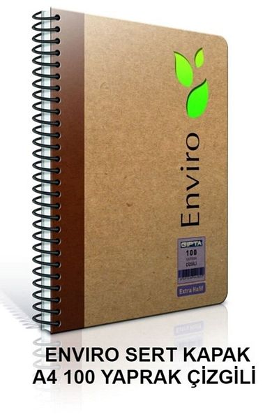 Gıpta Enviro Spiral A4 100 Sheets Striped