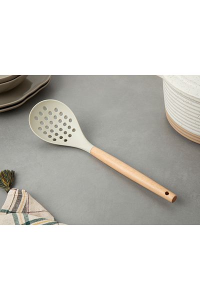 English Home Liana Silicone Colander 32 Cm Cream