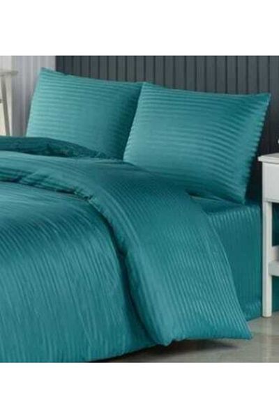Deneme Zamanı Set pilota satin cu 2 fete de perna si cearceaf fara elastic