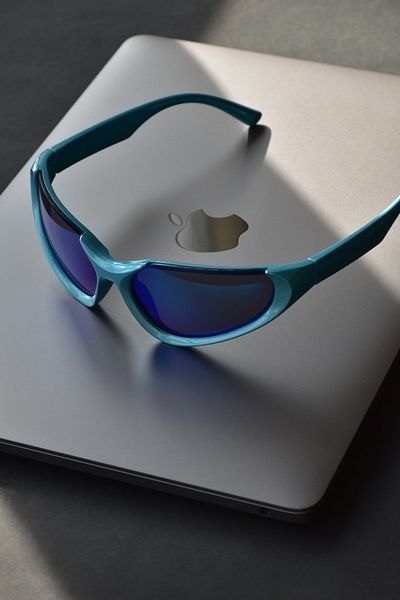 LOOKUP Sunglasses 2023 New Fashion Blue Vintage Men Women Unisex Sunglasses