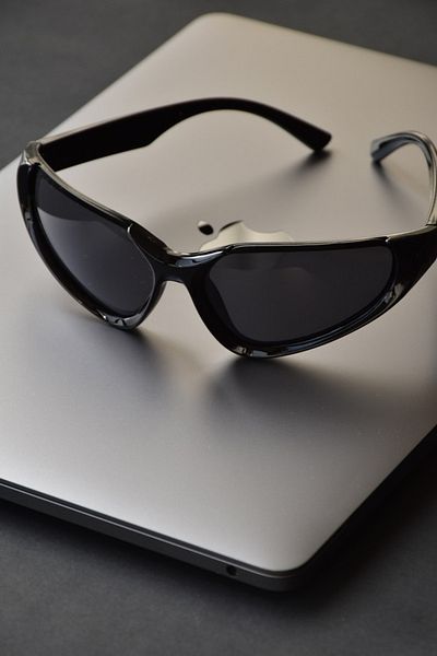 LOOKUP Sunglasses Black Frame Unisex Men Women Uv400 Protected Ce Certificated