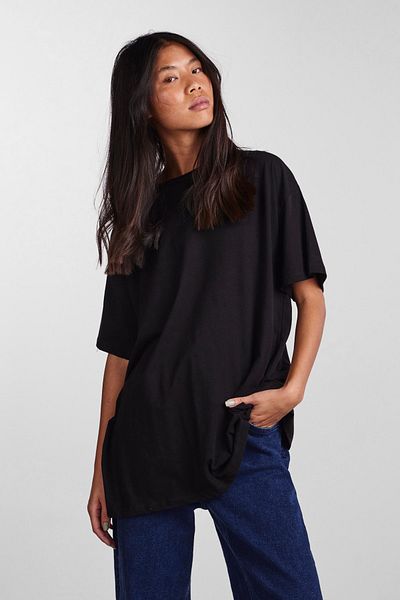 PIECES T-Shirt - Schwarz - Oversized