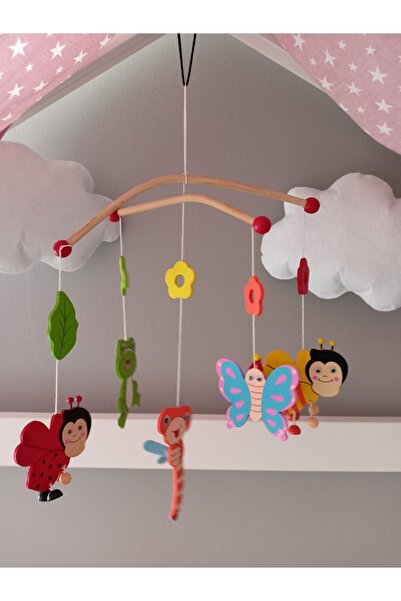 BalıkHediyelik Bebek Beşik Süsü Dönence –organik Dekorasyon Montessori-2003