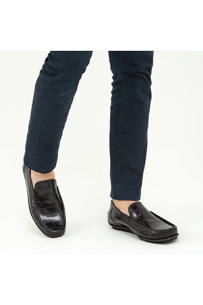 Tamer Tanca Men's Leather Driver - 01 20-875 Model SK22/23 Erk Ayk