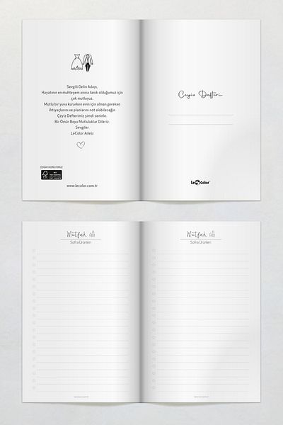 Le Color Dowry Planner Notebook