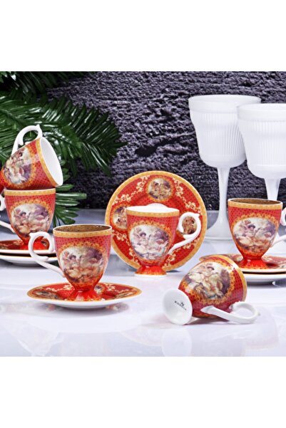 Kosova Kahve Takımı Renaissance Red Fın-540
