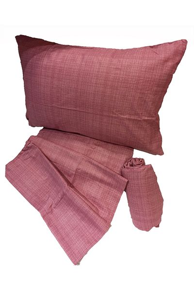ŞENER HOME Cotton Fitted Sheet 1 Piece Embossed 120X200 cm - Rose Trading