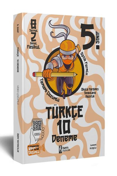 İsem Yayınları 2023 5. Sınıf Türkçe 15 Deneme Sınavı Isem Yayıncılık