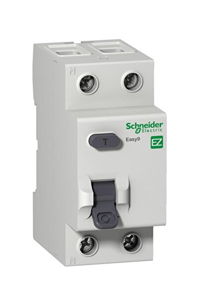 Schneider Electric Schneider Ez9r05225, 25 Amper, 30ma, Monofaze, Kaçak Akım Koruma Rölesi, 2 Kutuplu (1 Faz+nötr), Tip