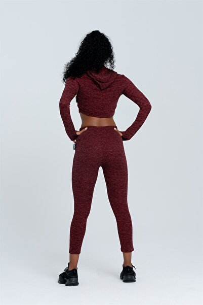Gymwolves Women's Tracksuit Set of 3 | Red | Bra | Hoodie | Bottom |