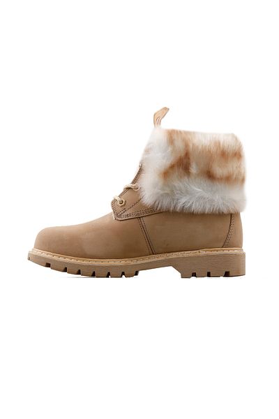 Caterpillar Γυναικείες καθημερινές μπότες Cat Utah Fur 015z 101184 -καραμέλα-nubuck Καφέ