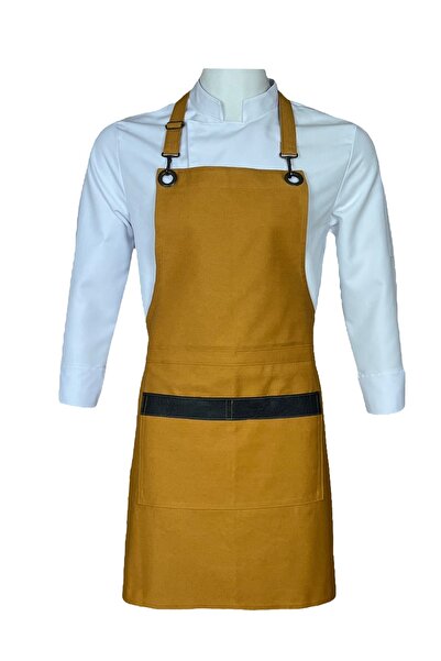 isinigiy الخردل الدنيم الحمالة جيب المئزر