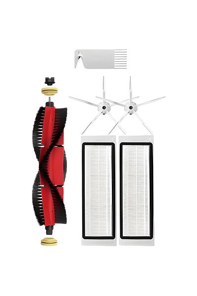 Roborock S5 Max S6 Pure White - Brush and Filter Set Compatible with Robot Vacuum Cleaner