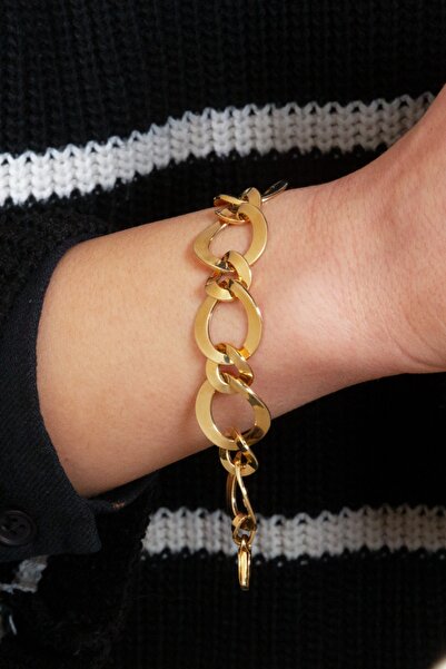 Adil İdil Kuyumculuk 14 Ayar Kıvrımlı Halka Künye