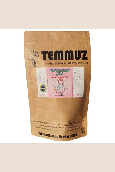 TEMMUZ ORGANİK Anne Bebek Çayı 25 Gr