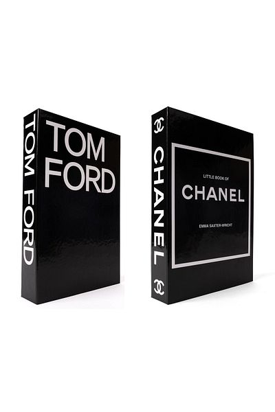 MagicHomeDecor Tom Ford & Chanel Rose Decorative Book Box Set