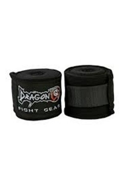Dragondo 83815 Bandaj elastic de 5 metri (PĂRĂ) Bandaj de box negru