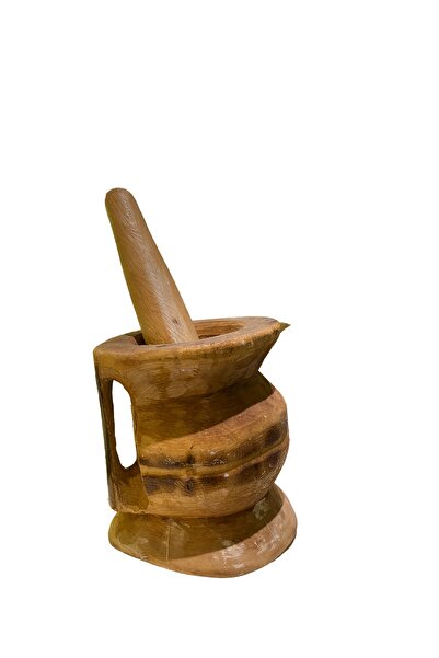 ŞEREF KUDEN KURUKAHVE VE BAHARAT Antika Anadolu Işi Ahşap Dibek