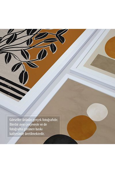 HOMEPACK Σετ 6 ζωγραφικής με λευκό πλαστικοποιημένο πλαίσιο Six-024