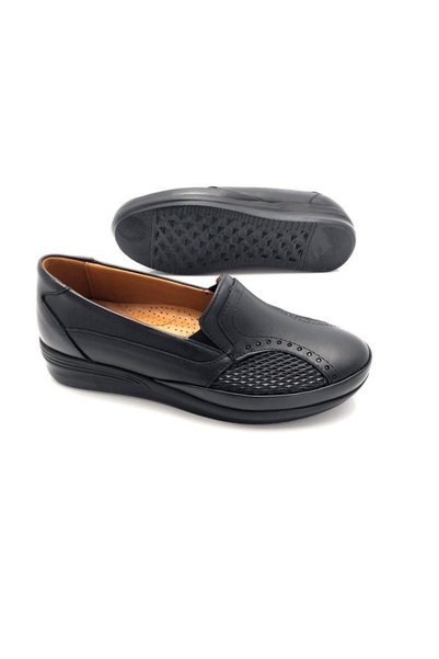 Derilax Genuine Leather Full Orthopedic Women's Mother Shoes