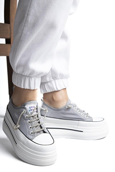 Guja High Sole Women's Sports Shoes 23y345-10 Gray