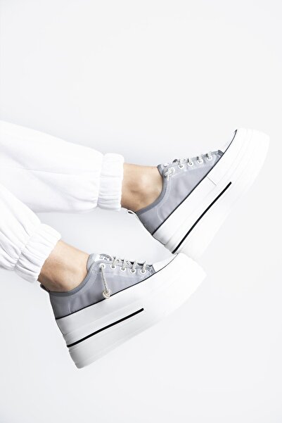 Guja High Sole Women's Sports Shoes 23y345-10 Gray