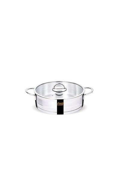 FMS Cylinder Flat Pot 26 cm Rice and Stuffing Pot