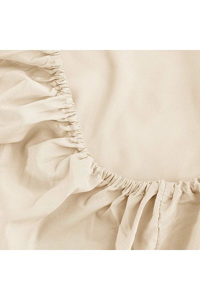 VESSİNOHOME Only Cotton Elastic Sheet Single Double King Size 57 Wire Fabric Size White-coloured