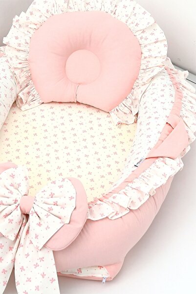 Umaybebek Babynest, Baby Sleeping Bed 0-2 Years - 100% Cotton - Princess