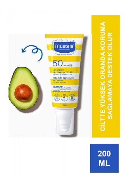 Mustela Very High Protection Sun Lotion Spf50 200ml