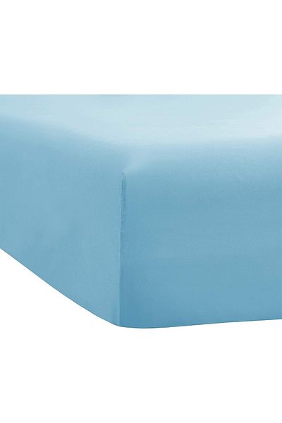 VESSİNOHOME Only Cotton Elastic Sheet Single Double King Size 57 Wire Fabric Size White-coloured