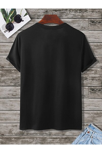 CMKTEKS Unisex Dreamer Siyah Oversize Baskılı T-shirt