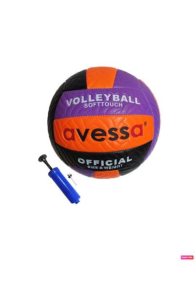 AVESSA Vlm-700 آلة مخيطة ناعمة الملمس 280 جرام كرة طائرة جلدية مع تمييز رقم: 5 + مضخة كرة