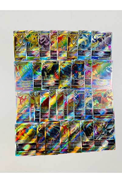 Abetto Market Pokemon Vstar Oyun Kartı Özel Ve Parlak Kart (25 Adet)