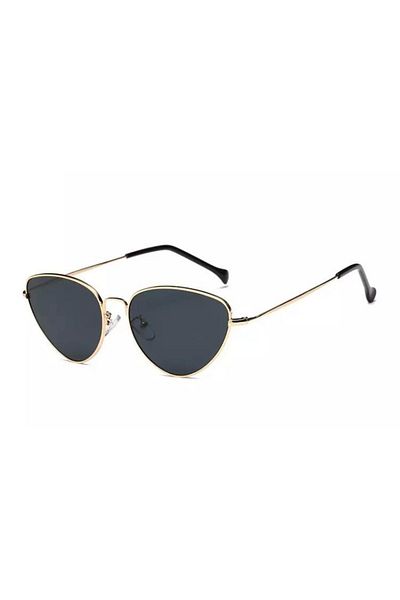 Toz Vintage Black Pilot Cat Sunglasses