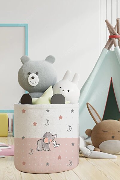 Talia Home Καλάθι παιχνιδιών οργάνωσης παιδικού και βρεφικού δωματίου με σχέδ...