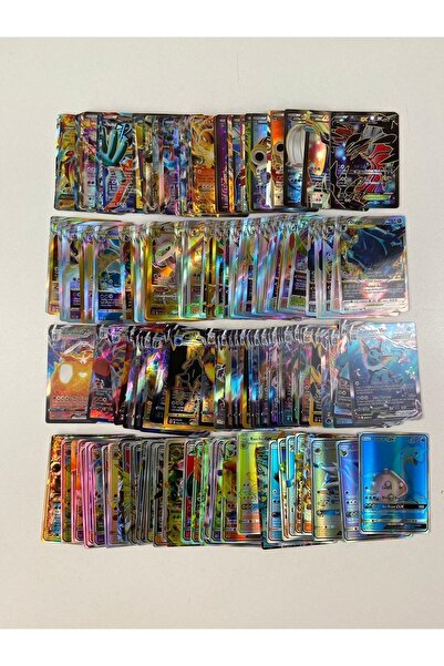 Abetto Market Pokemon Gx, Vmax, Vstar Ve Ex Kart Bir Arada Set ( 100 Adet )