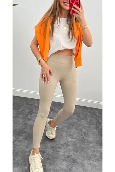 manolyabutik Ribbed Raised Tights