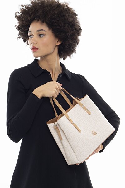 United Colors of Benetton Γυναικεία τσάντα Benetton Beige-a.camel Bnt945
