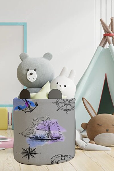 Talia Home Οργανωτής παιδικού και βρεφικού δωματίου με σχέδια πλοίων - Tlas-036