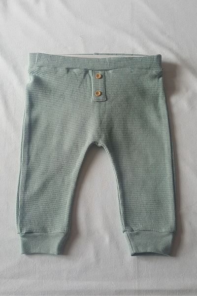 Cassiope Boy's Tracksuit 100% Cotton Button Figured Green