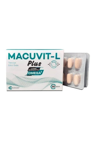 Pharmaser Macuvit-l Plus - زيوكسانثين، لوتين، أوميجا 3 وفيتامينات متعددة مكمل...