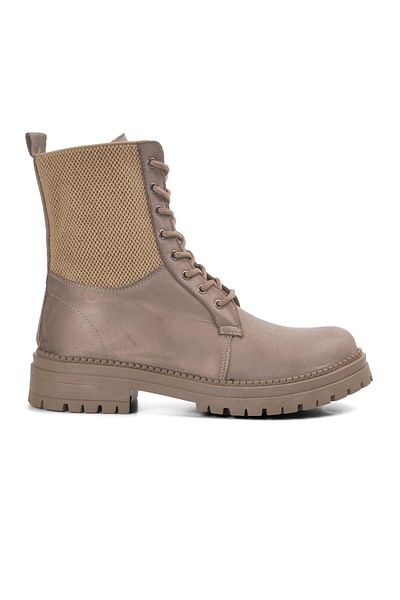 AYAKMOD 2153 Γυναικείες μπότες Mink Suede με Fleece εσωτερικά