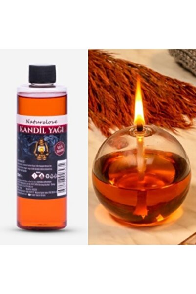 Naturalove Kandil Yağı & Cam Kandil 2li Set