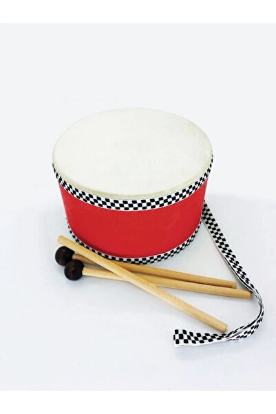 cagdaskids Oyuncak Çocuk Orjinal Deri Askılı Çocuk Davul (anaokullarının Terc...