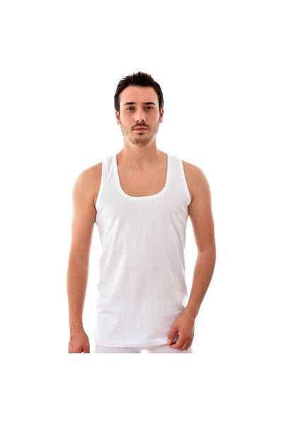 Tutku Men's Combed Cotton Undershirt 5 Pieces