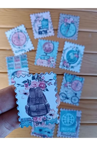 EyER Shoping Vintage Vosvos Antique Label Sticker Suitable for Bullet Journal