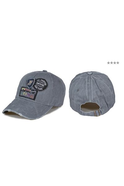 İLKCET MODA Ny Embroidered Antique Premium Unisex Hat